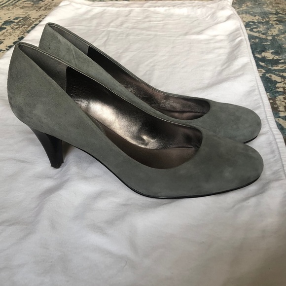 Grey Suede Heels - Picture 3 of 3